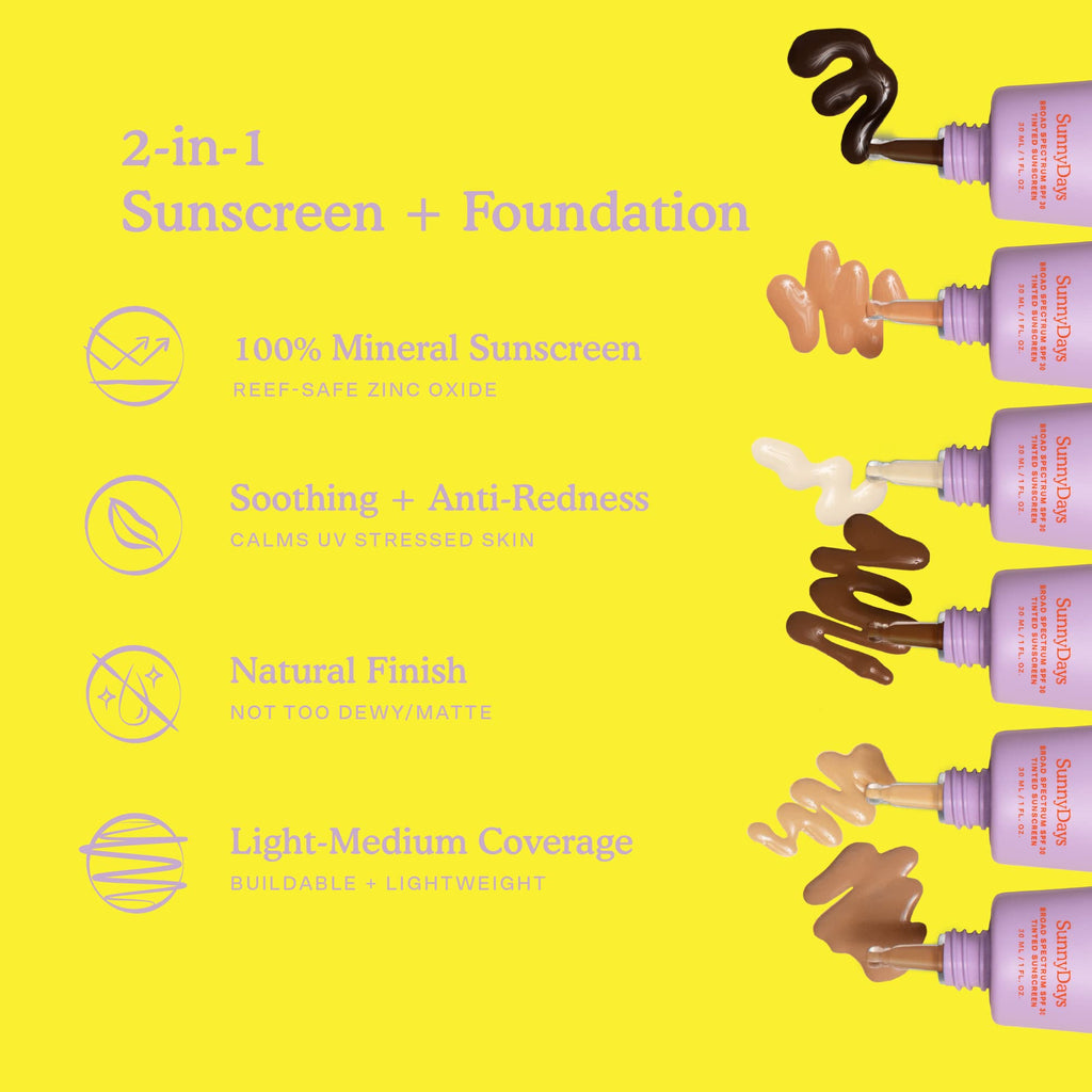 Tower 28 SunnyDays SPF 30 Tinted Moisturizer — Buildable Coverage + Mineral Sunscreen (05 Fairfax)