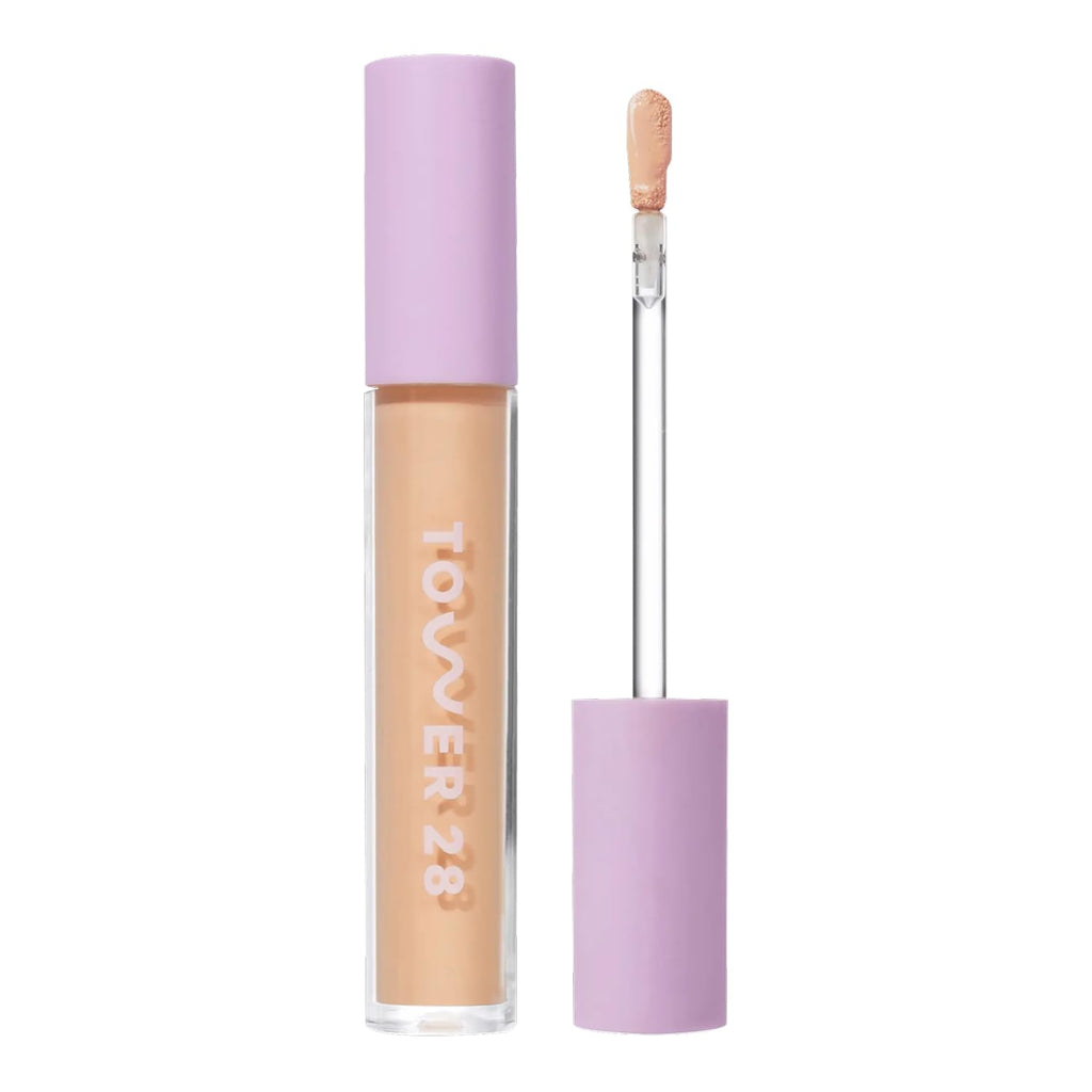 Tower 28 Swipe Serum Concealer – Hydrating Medium-to-Full Coverage + Under Eye Brightener (Shade KTOWN 7.0)