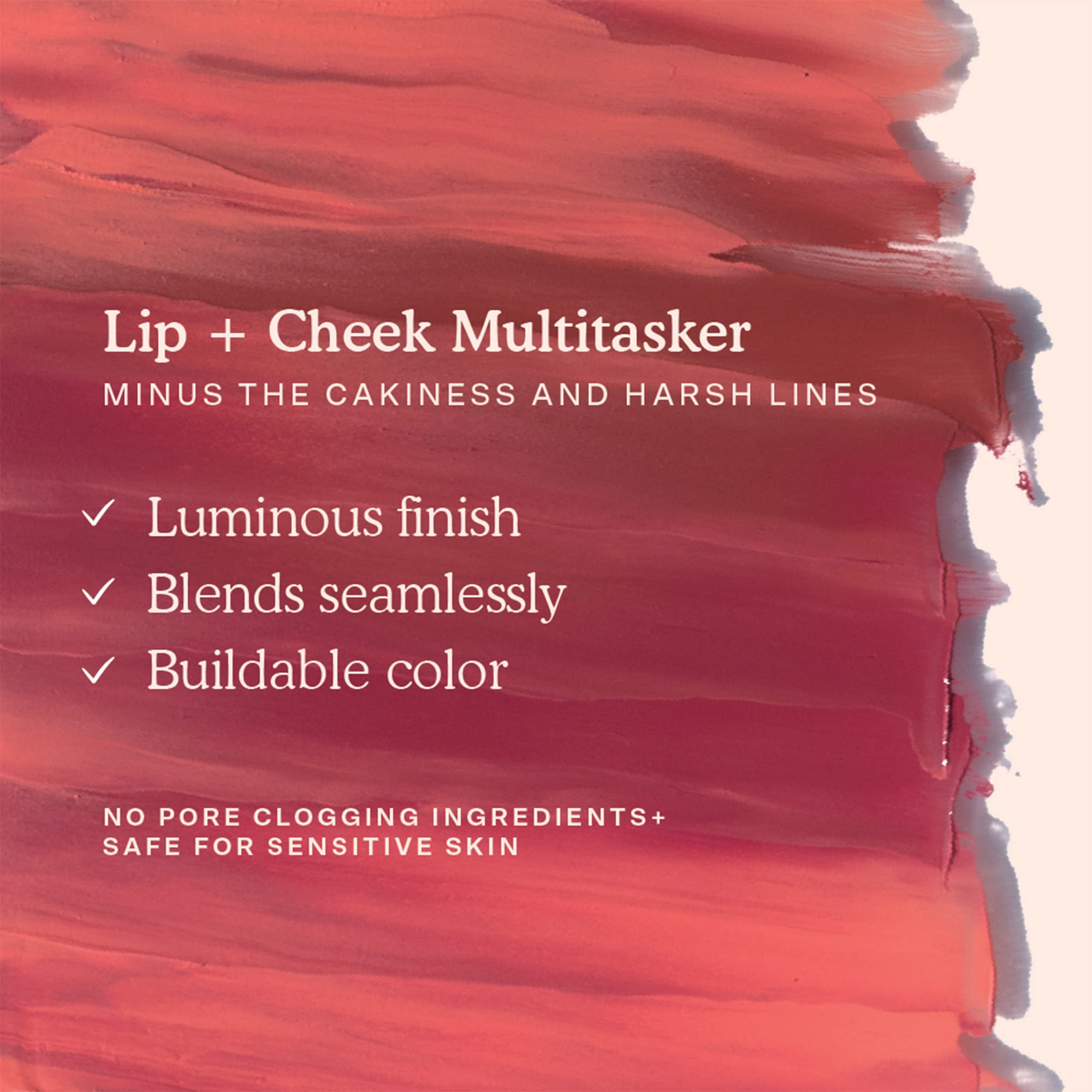Tower 28 BeachPlease: Cream Blush + Lip Tint in Rush Hour – 2-in-1 Dewy Glow