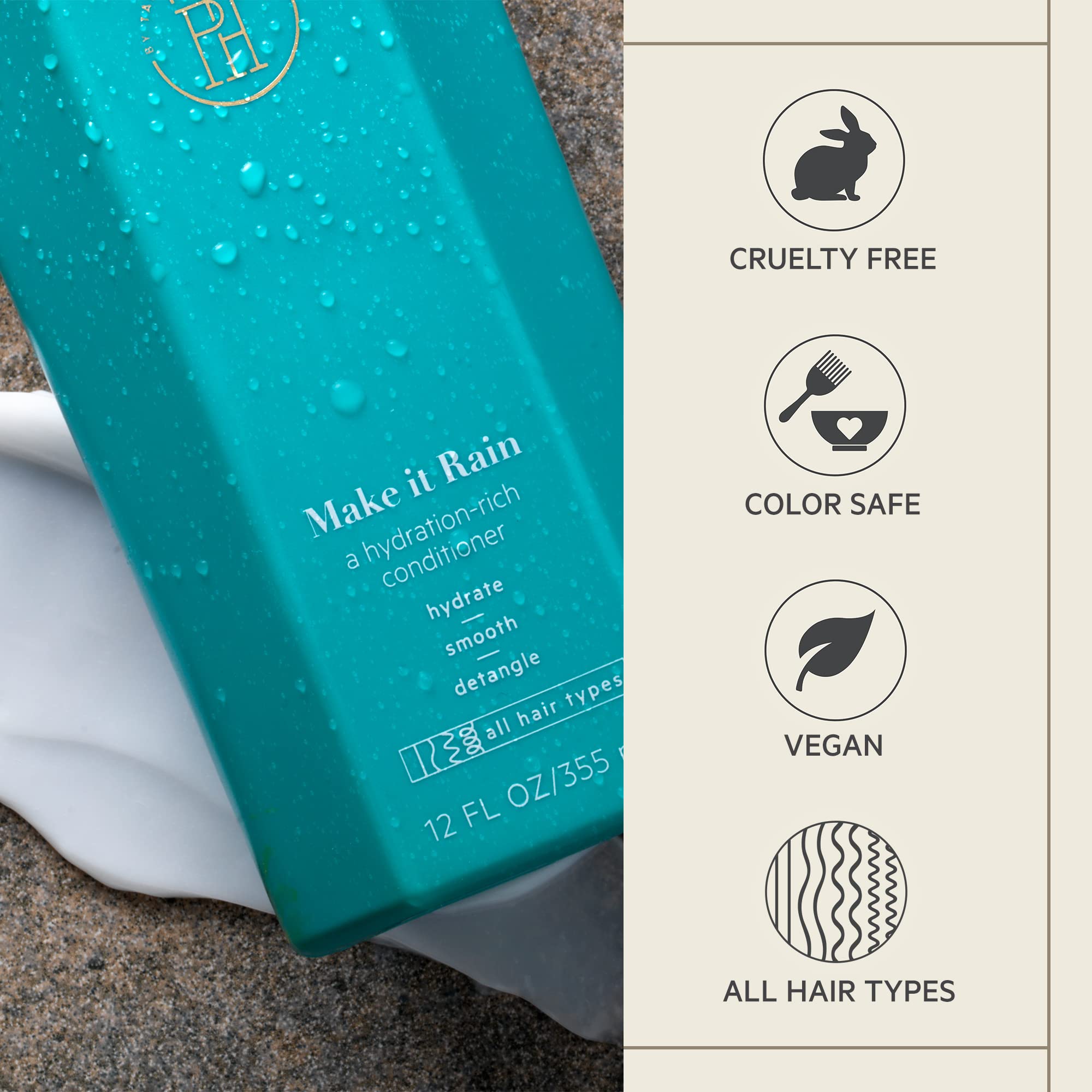 TPH by Taraji Make It Rain Hydrating Conditioner – 12oz Pack of 2