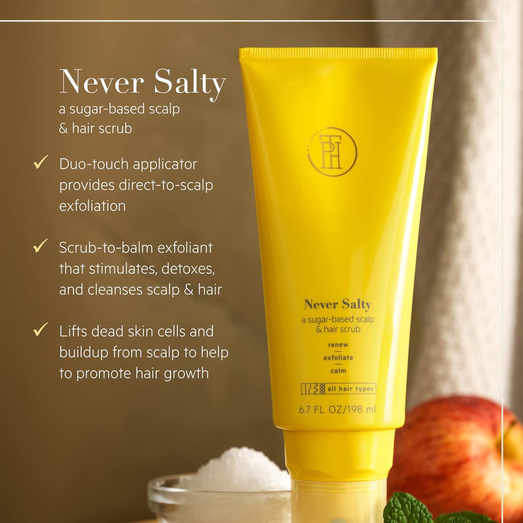 TPH by Taraji Never Salty Sugar Scalp Scrub — 6.7oz Pack of 2 | Exfoliate & Refresh
