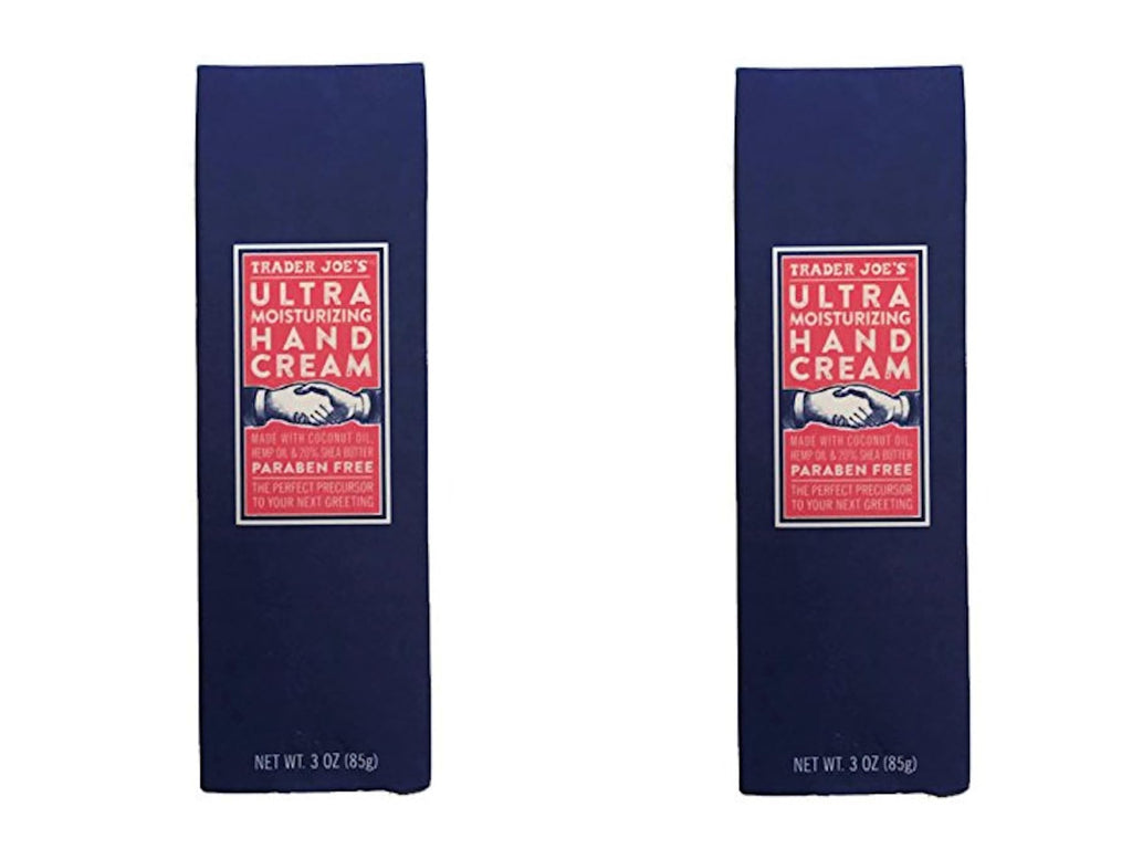 Trader Joe's Ultra Moisturizing Hand Cream 2-Pack – 20% Shea Butter, Hemp Seed & Coconut Oil
