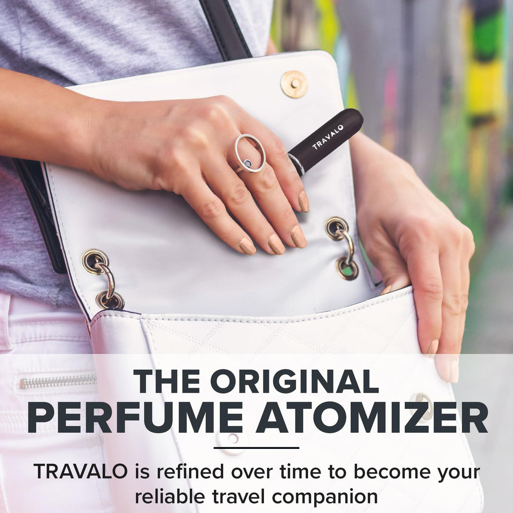 Travalo Classic HD Perfume Atomizer – Leak-Proof, TSA Approved, Reusable Mini Pump Sprayer (0.17oz)