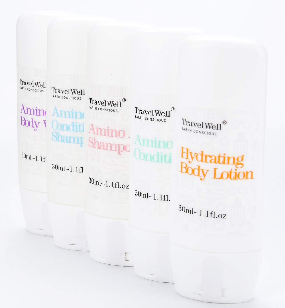 Travelwell ECO Amenities Hotel Shampoo 1.0oz – Travel-Size Guest Toiletries, 50 Bottles per Box