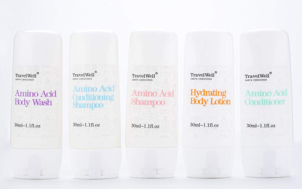 Travelwell ECO Amenities Hotel Shampoo 1.0oz – Travel-Size Guest Toiletries, 50 Bottles per Box