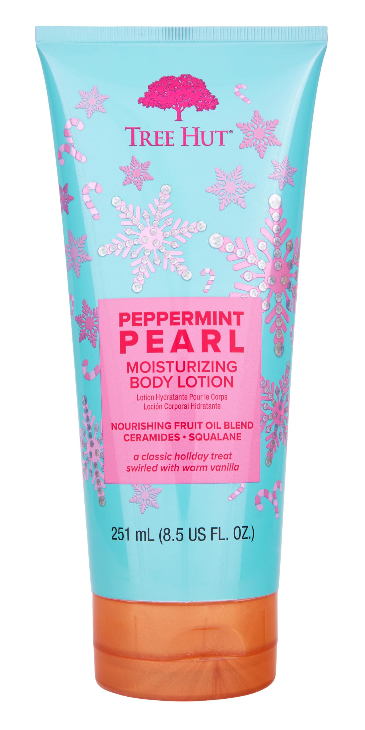 Tree Hut Peppermint Pearl Body Lotion – Limited Edition Holiday Formula, 8.5 fl oz