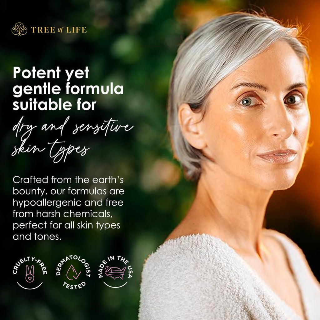 Tree of Life Beauty Retinol Serum – Hydrating Face Oil for Dark Spots & Fine Lines, 2 Fl Oz