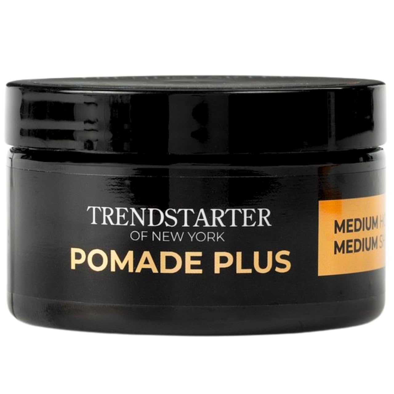 TRENDSTARTER Pomade Plus — 4 oz, Medium Hold & Shine, Water-Based Gel, 2-Pack with Argan Oil – Made in USA