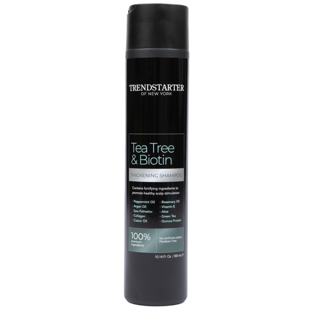 TRENDSTARTER Tea Tree & Biotin Thickening Shampoo – Invigorating Clean for Stronger Hair