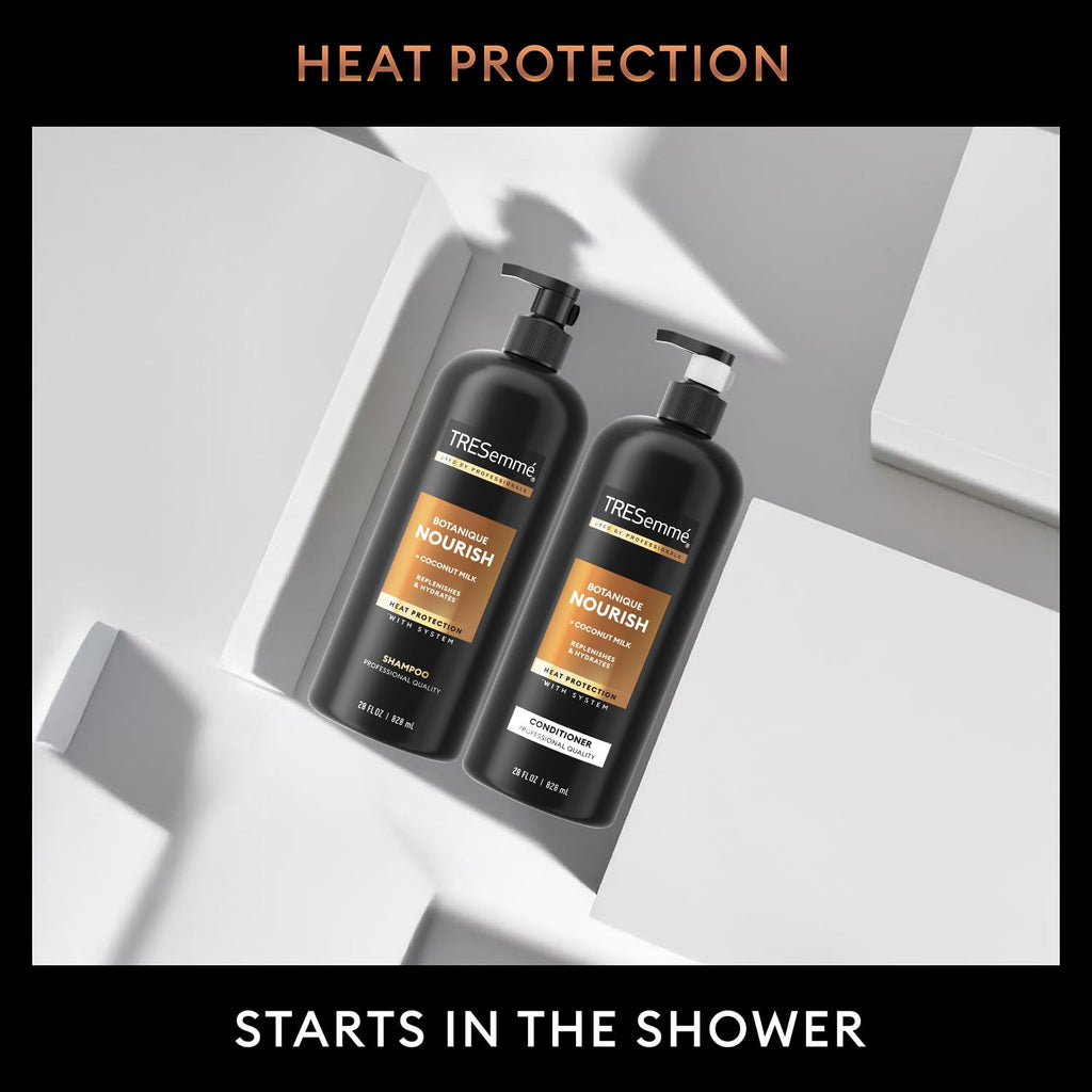 TRESemmé Botanique Nourish Shampoo & Conditioner Set – Anti-Frizz with Coconut Milk & Aloe Vera
