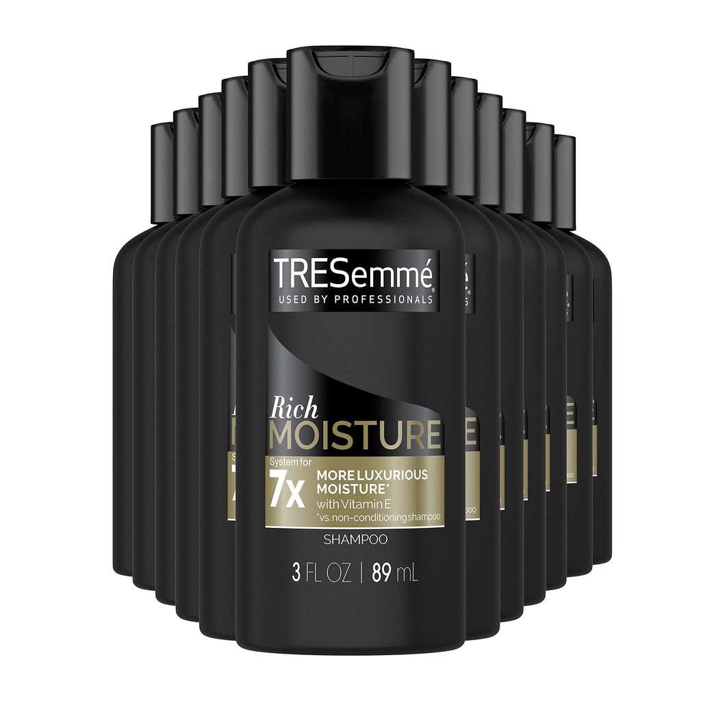 TRESemmé Moisture Rich Shampoo – 3 oz Travel Pack, 12-Count