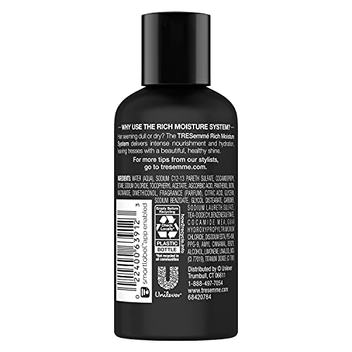 TRESemmé Moisture Rich Shampoo – 3 oz Travel Pack, 12-Count