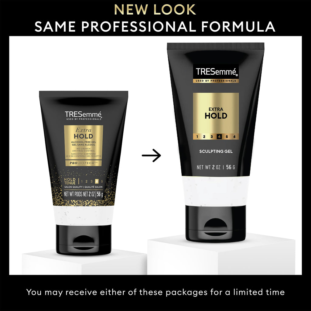 TRESemmé Sculpting Gel Travel-Size – Extra Hold, 24H Frizz Control, 12-Pack (2 oz Each)