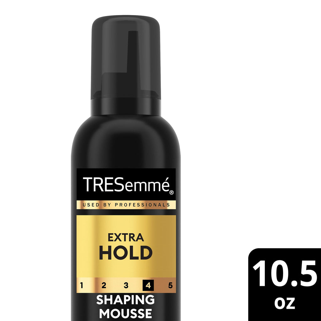 TRESemmé Shaping Mousse Extra Hold – 2-Pack + Travel Size (Moisturizing, Frizz Control)