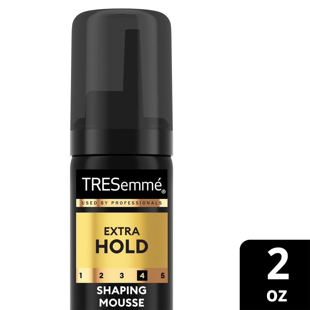 TRESemmé Shaping Mousse Extra Hold – 2-Pack + Travel Size (Moisturizing, Frizz Control)