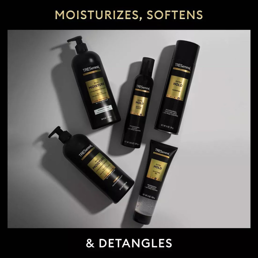 TRESemmé Extra Hold Hairspray 2-Pack + Keratin Repair Mask Set | 24H Frizz Control