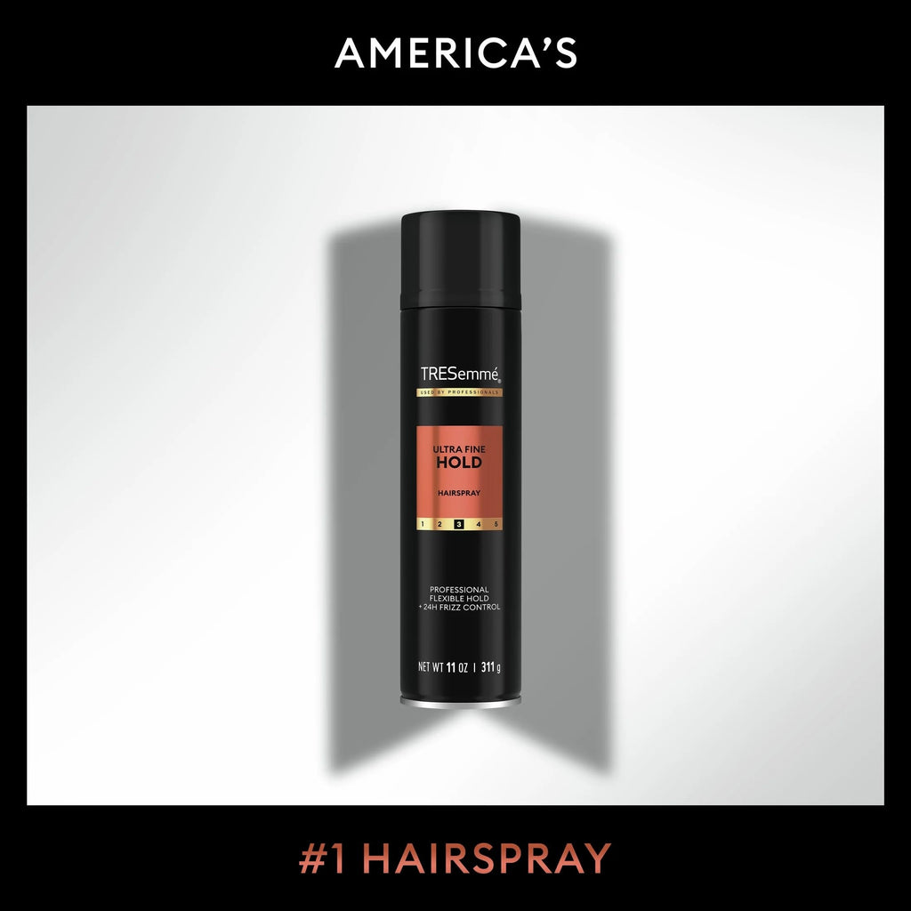 TRESemmé Hairspray Ultra Fine Hold 2-Pack + Keratin Repair Mask – Moisturizing, Anti-Frizz