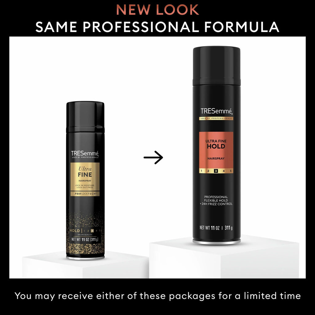 TRESemmé Hairspray Ultra Fine Hold 2-Pack + Keratin Repair Mask – Moisturizing, Anti-Frizz