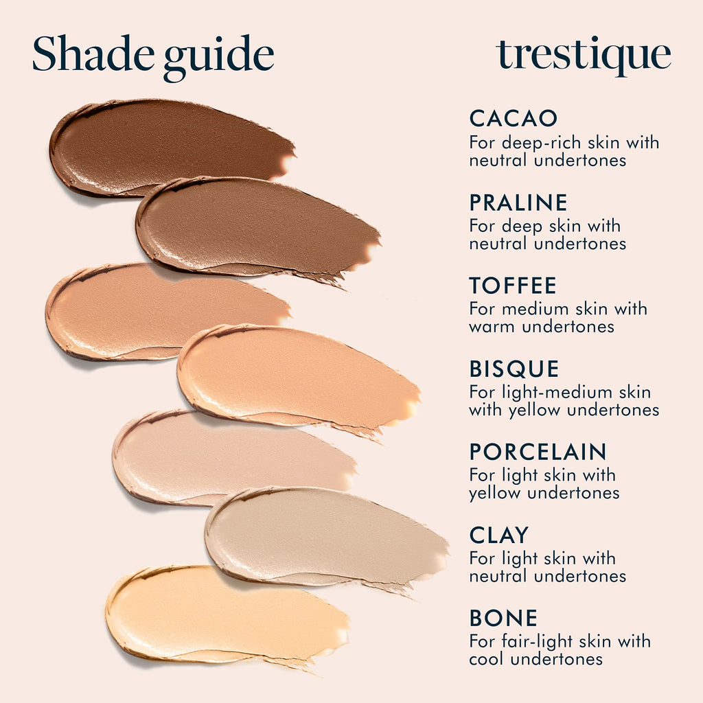 TRE'STIQUE Concealer Crayon: Refillable Under-Eye Concealer with Built-In Sponge | Clean Beauty