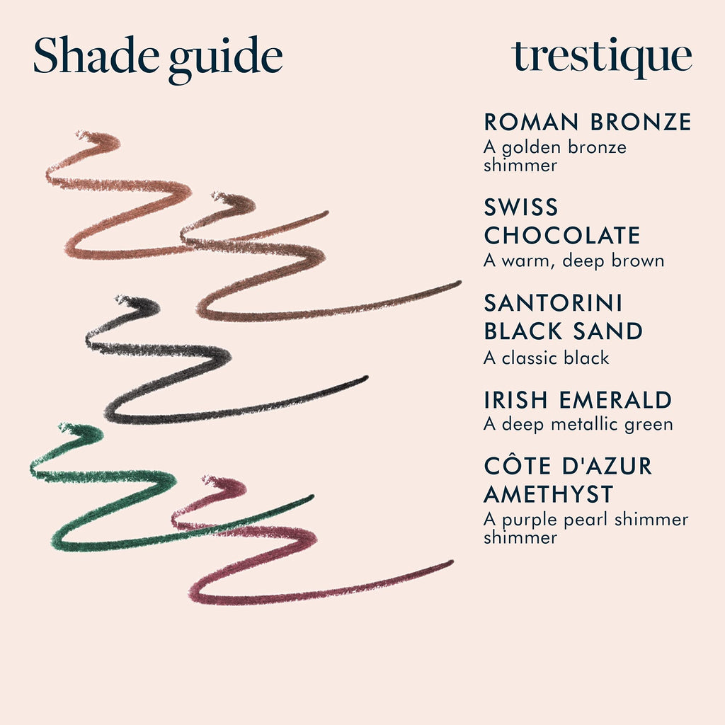 TRE'STIQUE Eyeliner — Refillable, Long-Lasting Eye Pencil with Built-In Smudger & Sharpener | Clean Beauty