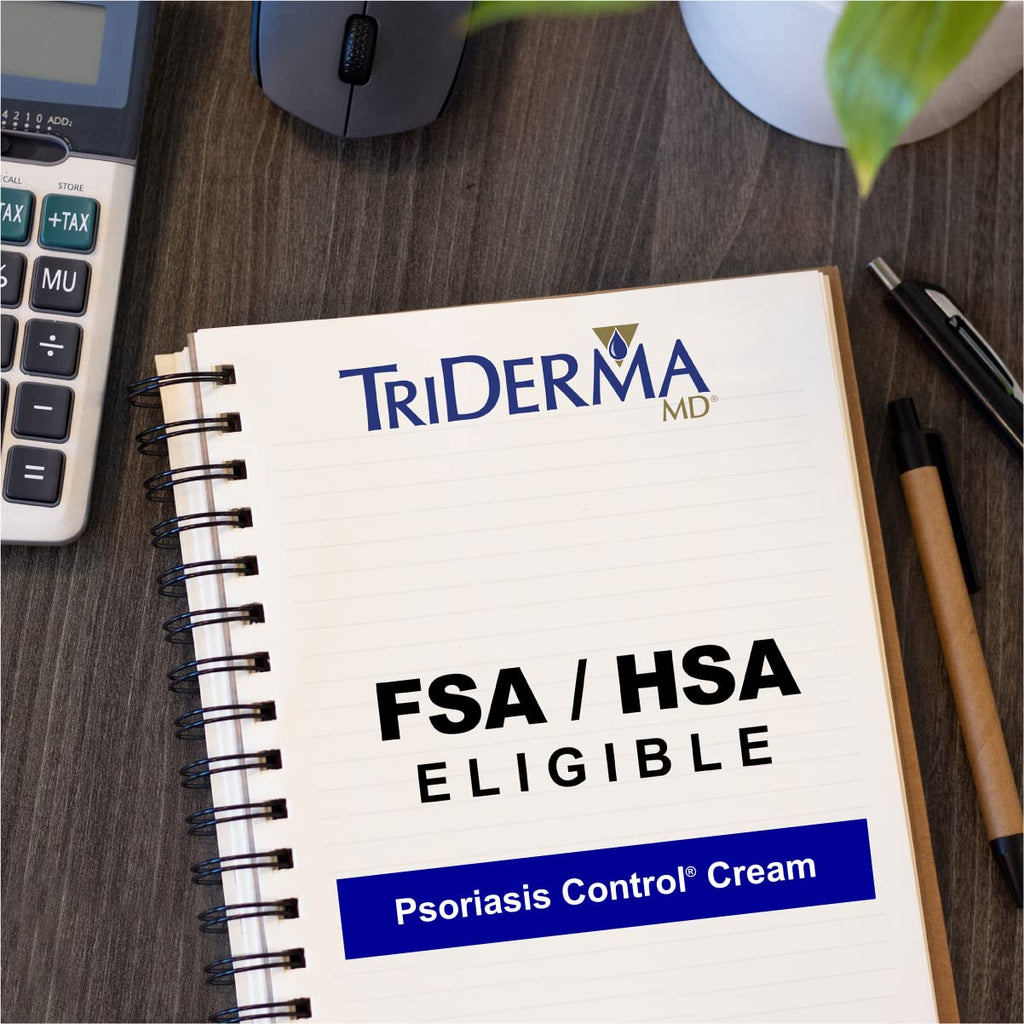 TriDerma Psoriasis Control Cream for Face & Body – 4.2 oz (Non-Greasy, Fragrance-Free)