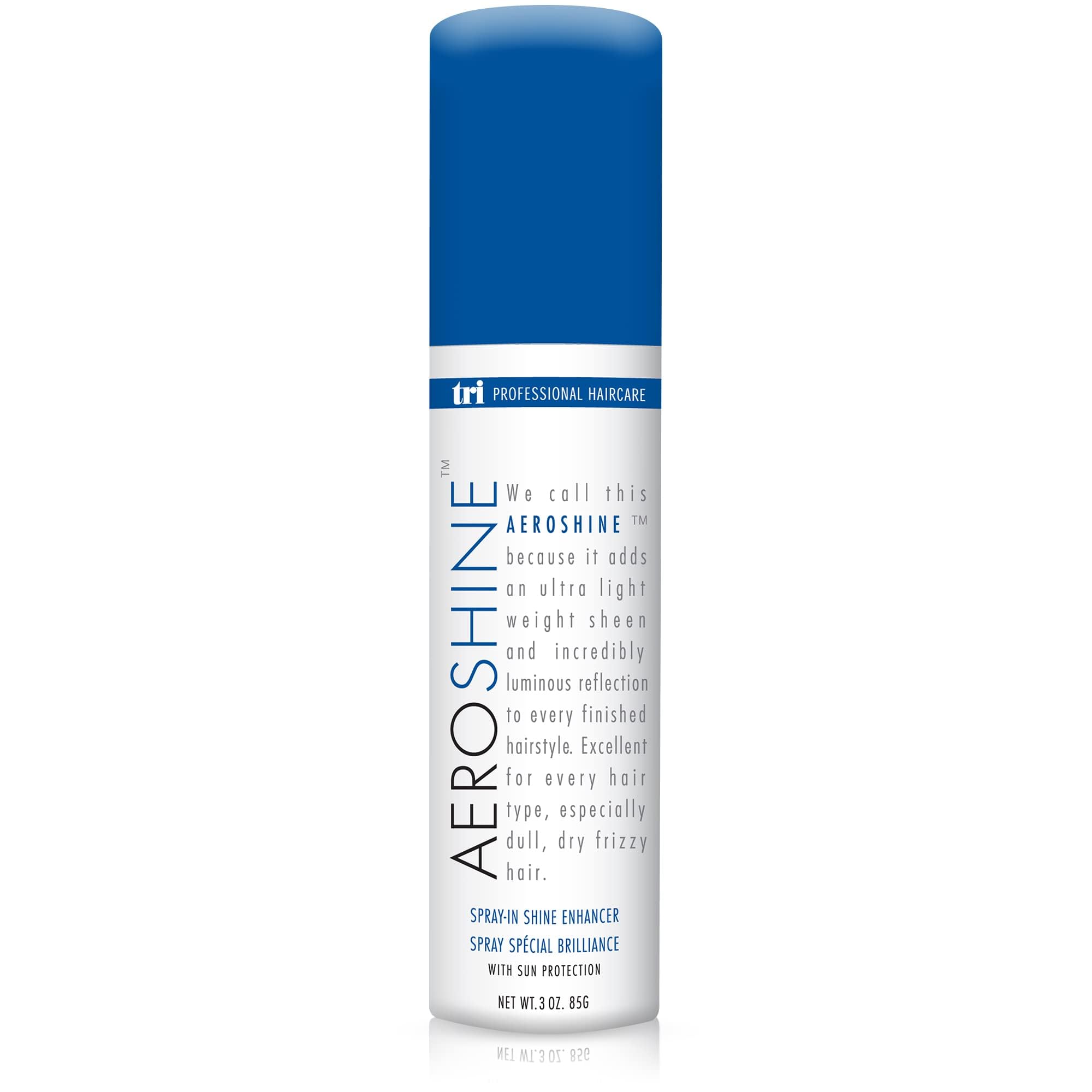 TRIDESIGN Aeroshine Finishing Hairspray – Ultra-Light Shine & Sun Protection