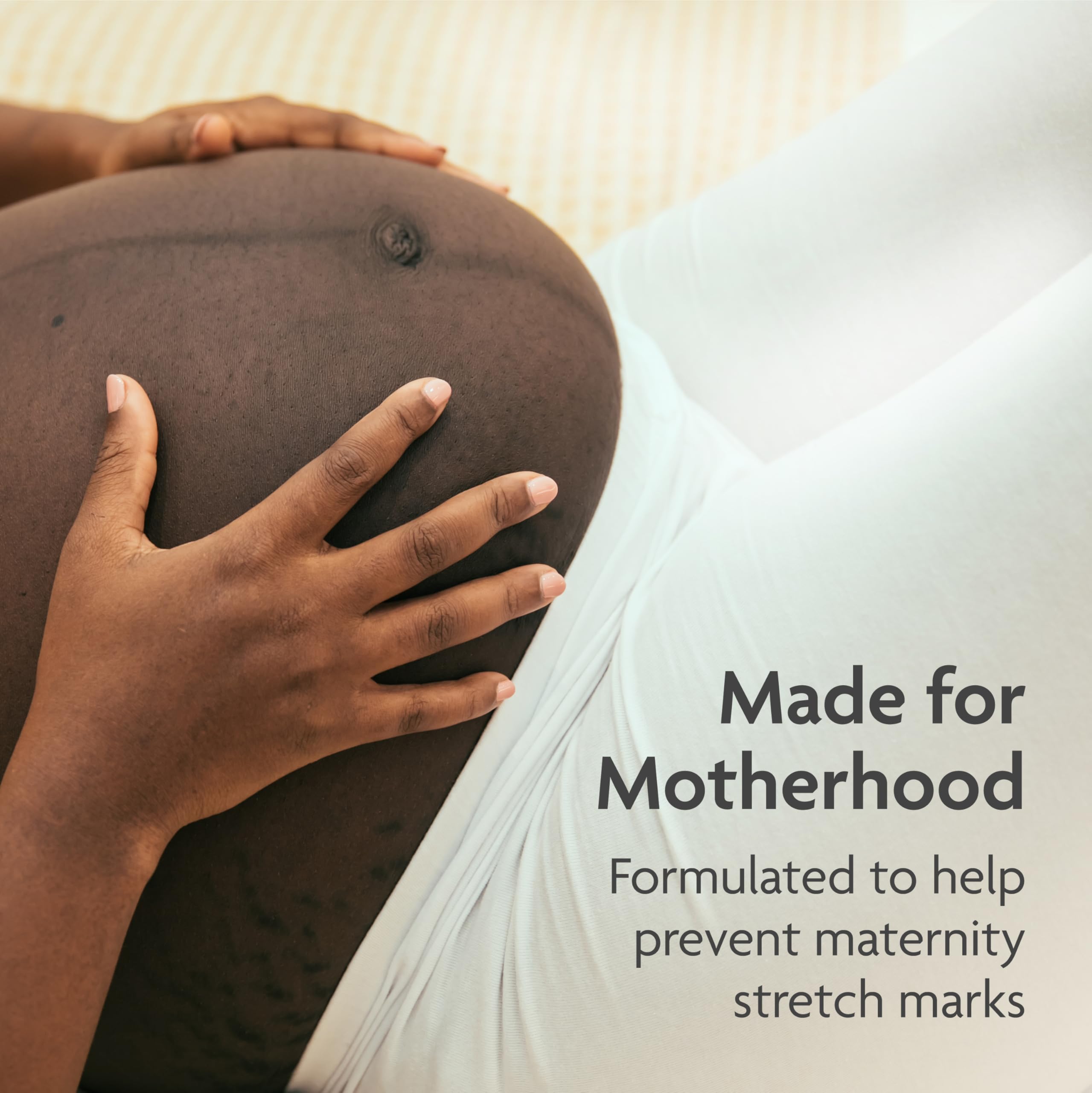 TriLASTIN Stretch Mark Cream — Collagen-Boosting Maternity Lotion (5.5 oz, Unscented, Paraben-Free)