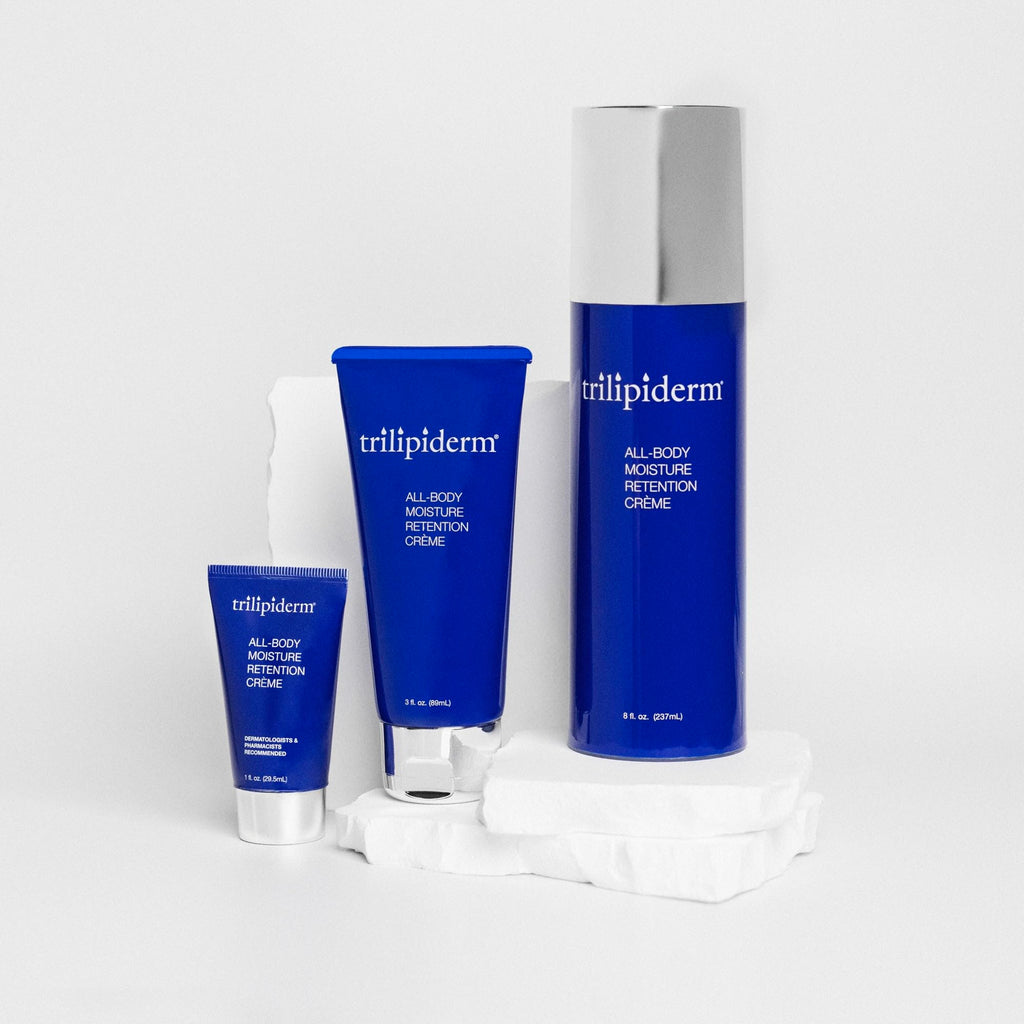 Trilipiderm All-Body Moisture Retention Crème – Lightweight Plant-Based Hydration, 8 oz