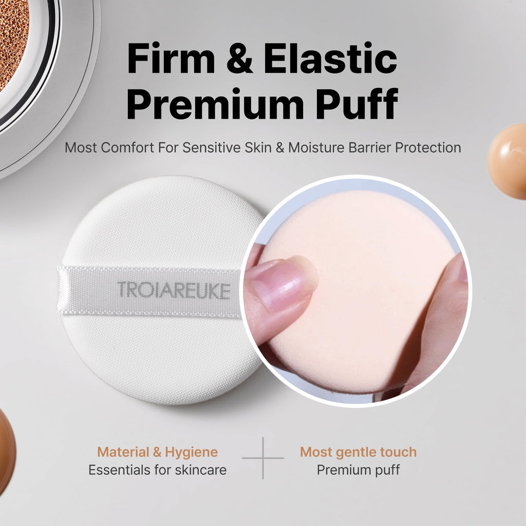 Troiareuke A+ Cushion Foundation Shade 21 – Natural Coverage & Moisturizing Finish