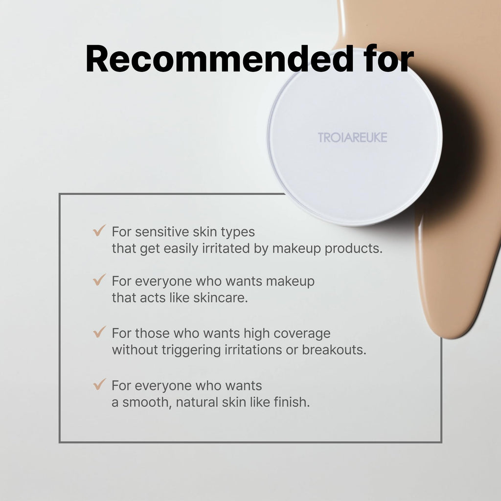 Troiareuke A+ Cushion Foundation Shade 21 – Natural Coverage & Moisturizing Finish