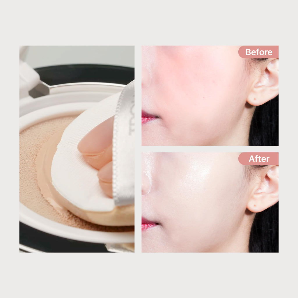 Troiareuke A+ Cushion Foundation Shade 21 – Natural Coverage & Moisturizing Finish