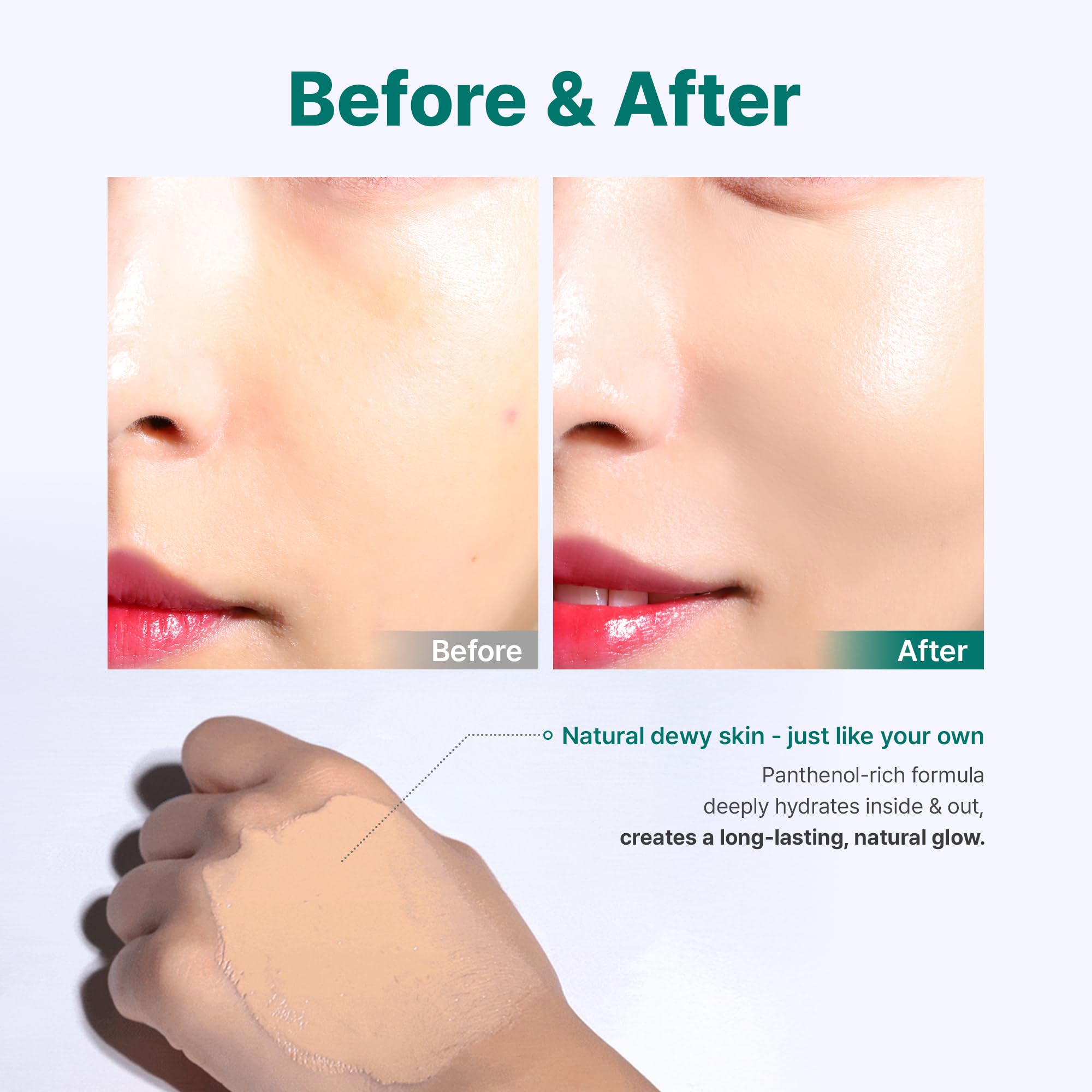 TROIAREUKE Aesthetic BB Cream H+ Formula SPF40+ PA++ | Lightweight Tinted Moisturizer for Dry Skin