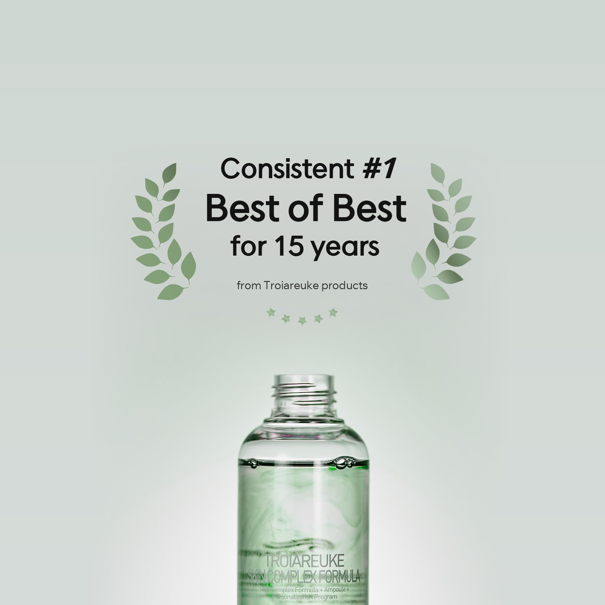 TROIAREUKE H+ Cocktail Ampoule Toner – Green, 2.37 Fl Oz