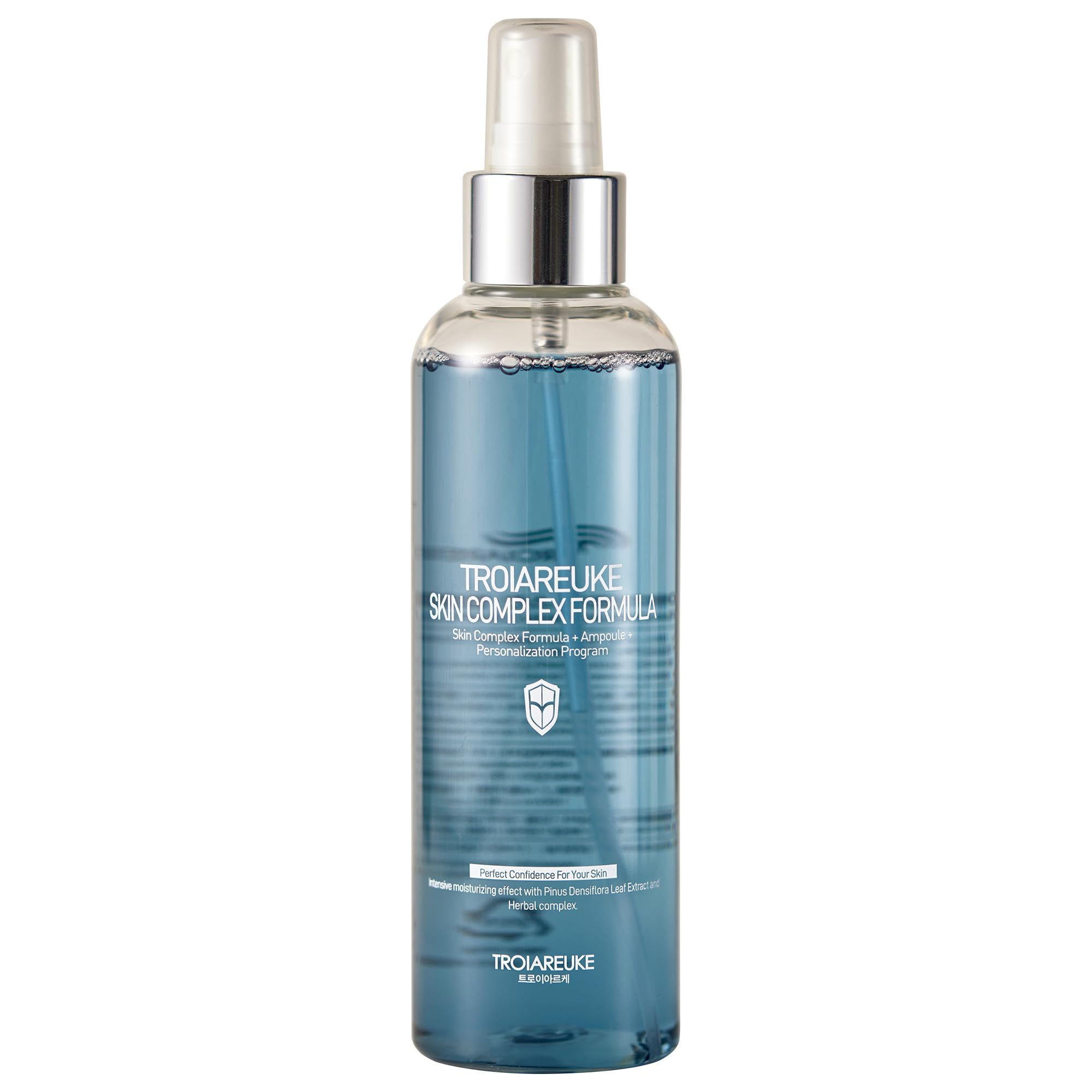 TROIAREUKE H+ Cocktail Ampoule Toner – Blue Bottle, 6.76 fl oz | Refreshing Skin Prep