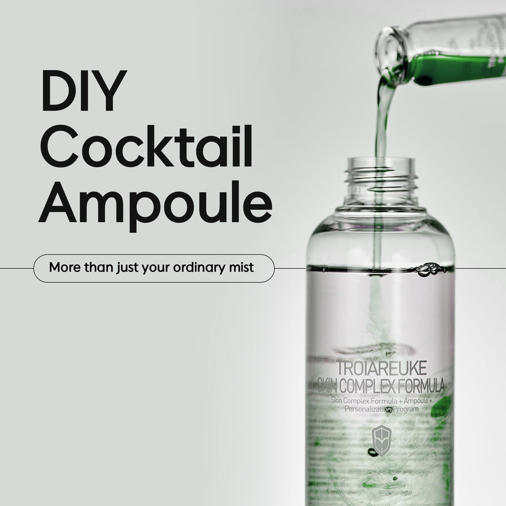 TROIAREUKE H+ Cocktail Ampoule Toner – Green, 2.37 Fl Oz