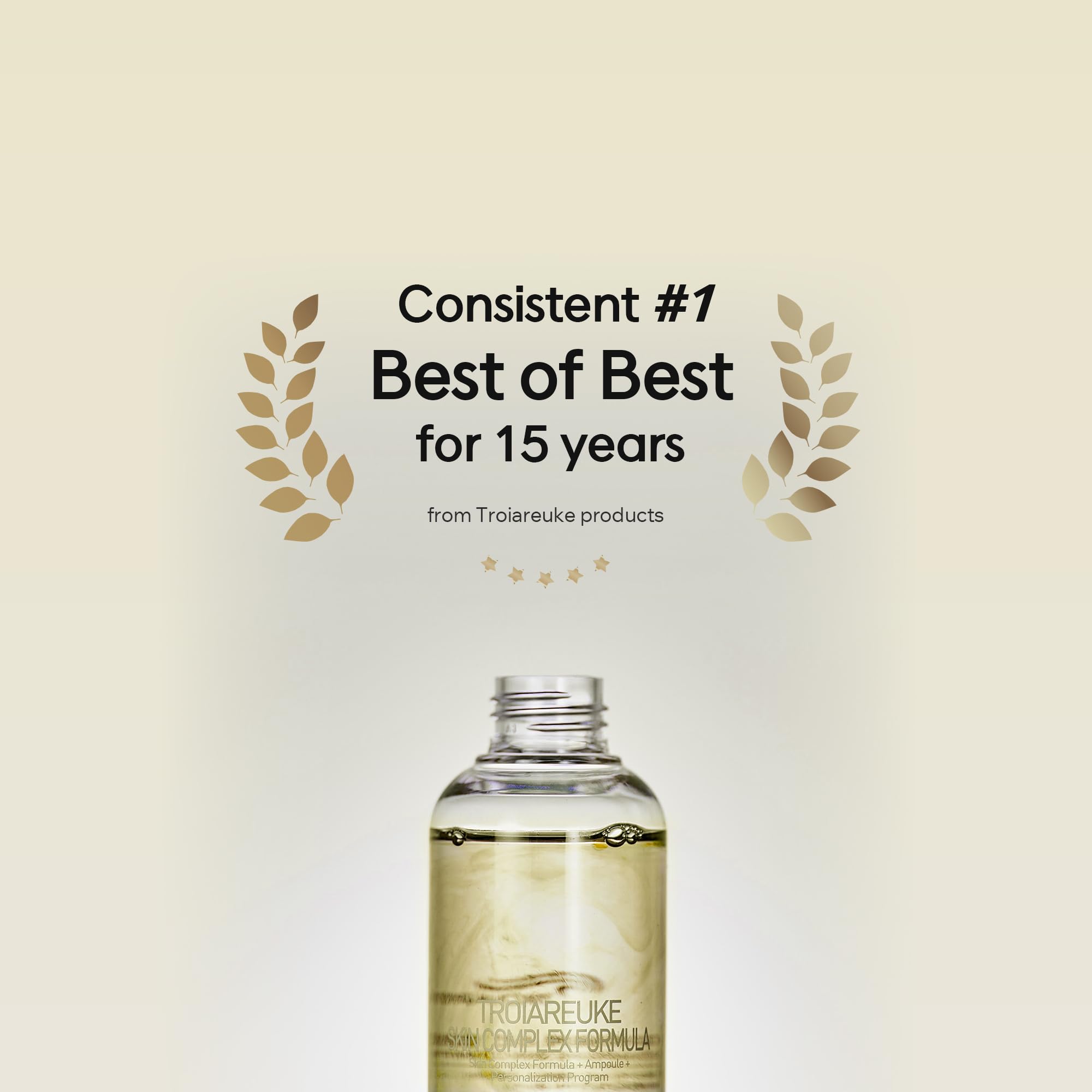 TROIAREUKE H+ Cocktail Ampoule Toner – 2.37 Fl Oz (Yellow)