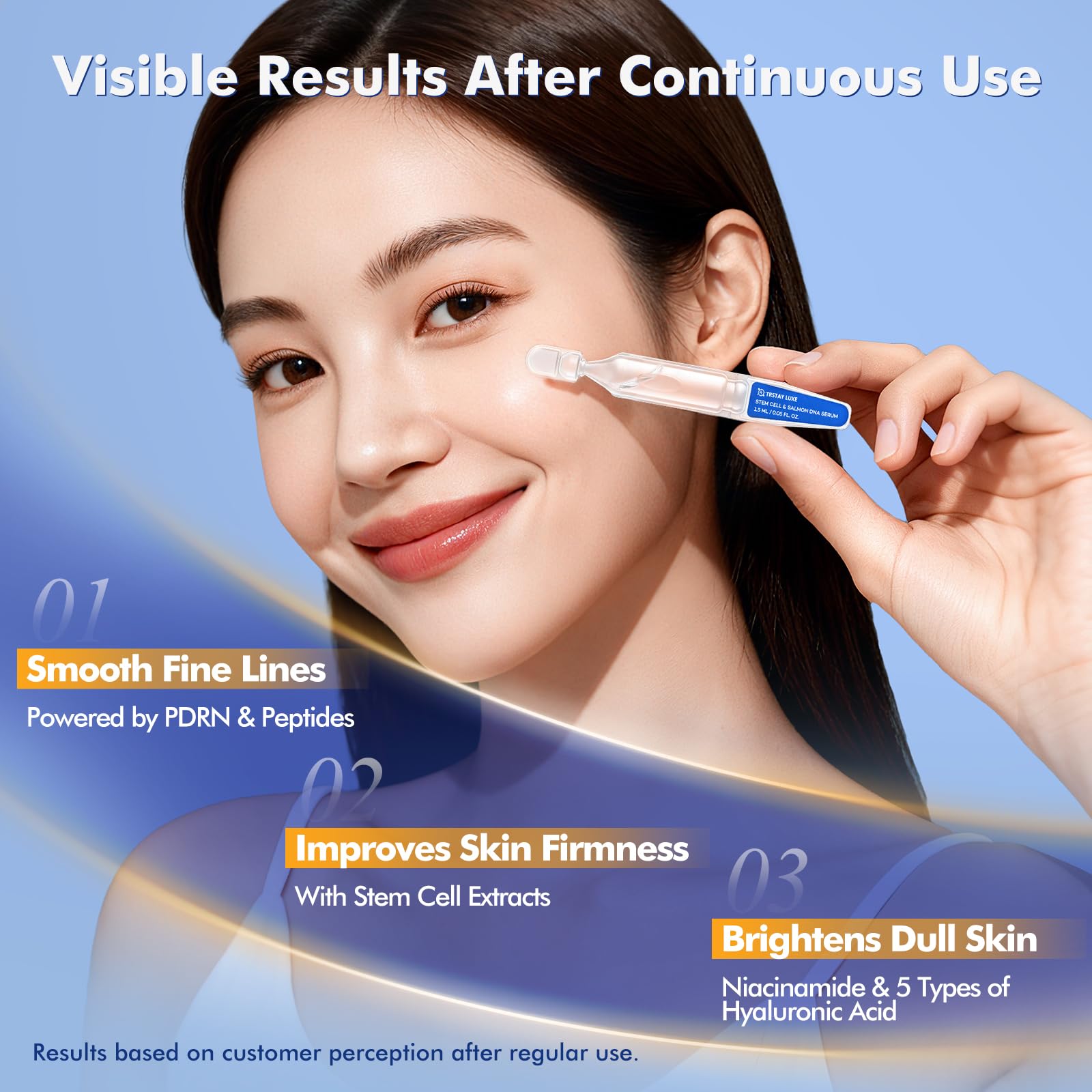 TRSTAY LUXE Stem Cell & Salmon DNA PDRN Serum – Microneedling Aftercare Anti-Aging Serum