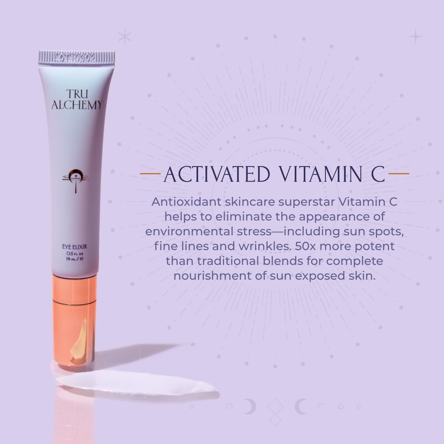 Tru Alchemy Eye Elixir Cooling Eye Treatment Cream - 2-Pack | Caffeine, Hyaluronic Acid, Vitamin C