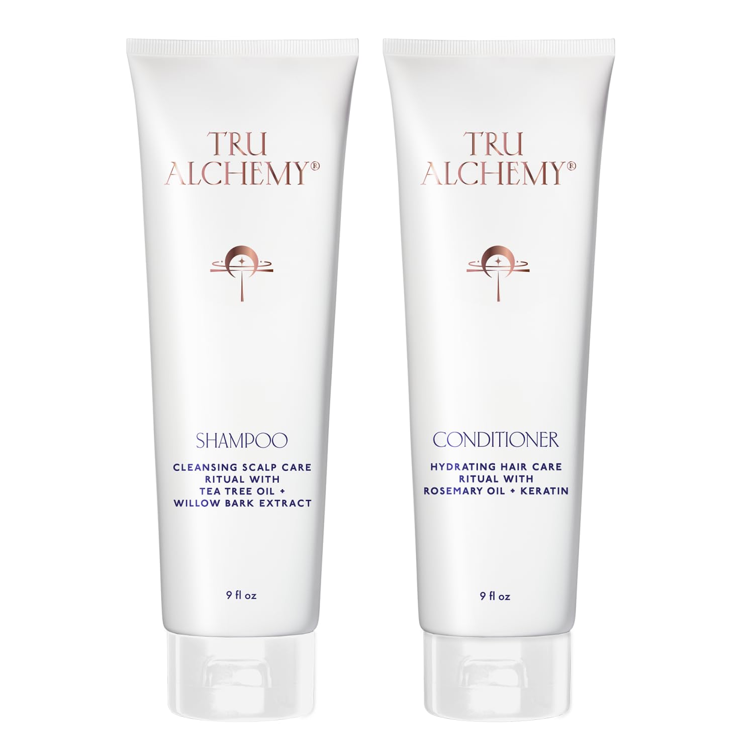 Tru Alchemy Shampoo & Conditioner – Dry, Damaged Hair Care Duo for Volume & Hydration (9 fl oz)