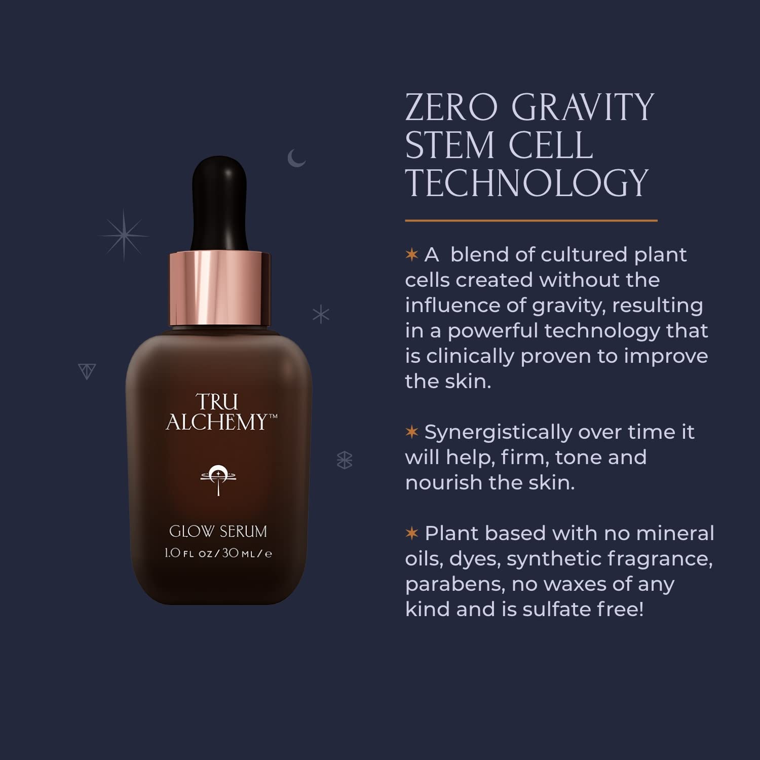 Tru Alchemy Vitamin C Glow Serum – Hydrating Brightening Serum with Bakuchiol, Glycolic & Lactic Acid | 1 fl oz
