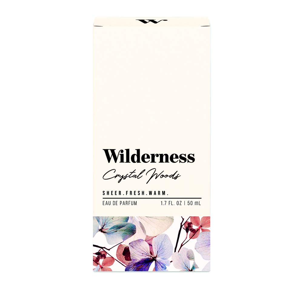 Tru Fragrance Beauty Wilderness Crystal Woods EDP – Fresh Floral Eucalyptus & Cedar