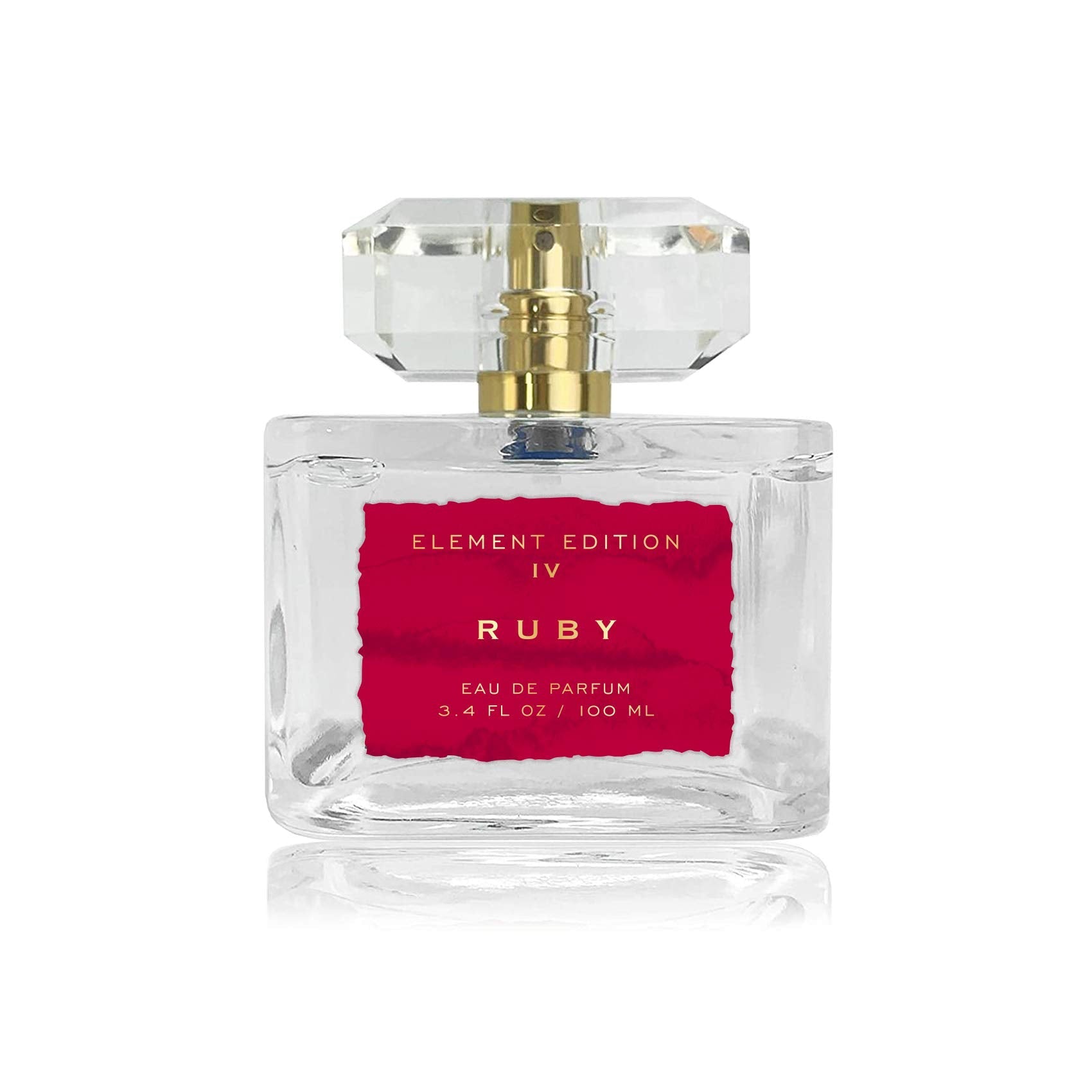 Tru Fragrance Beauty Element Edition Ruby Perfume – 3.4 oz / 100 mL (Cherry, Amber & Vanilla)
