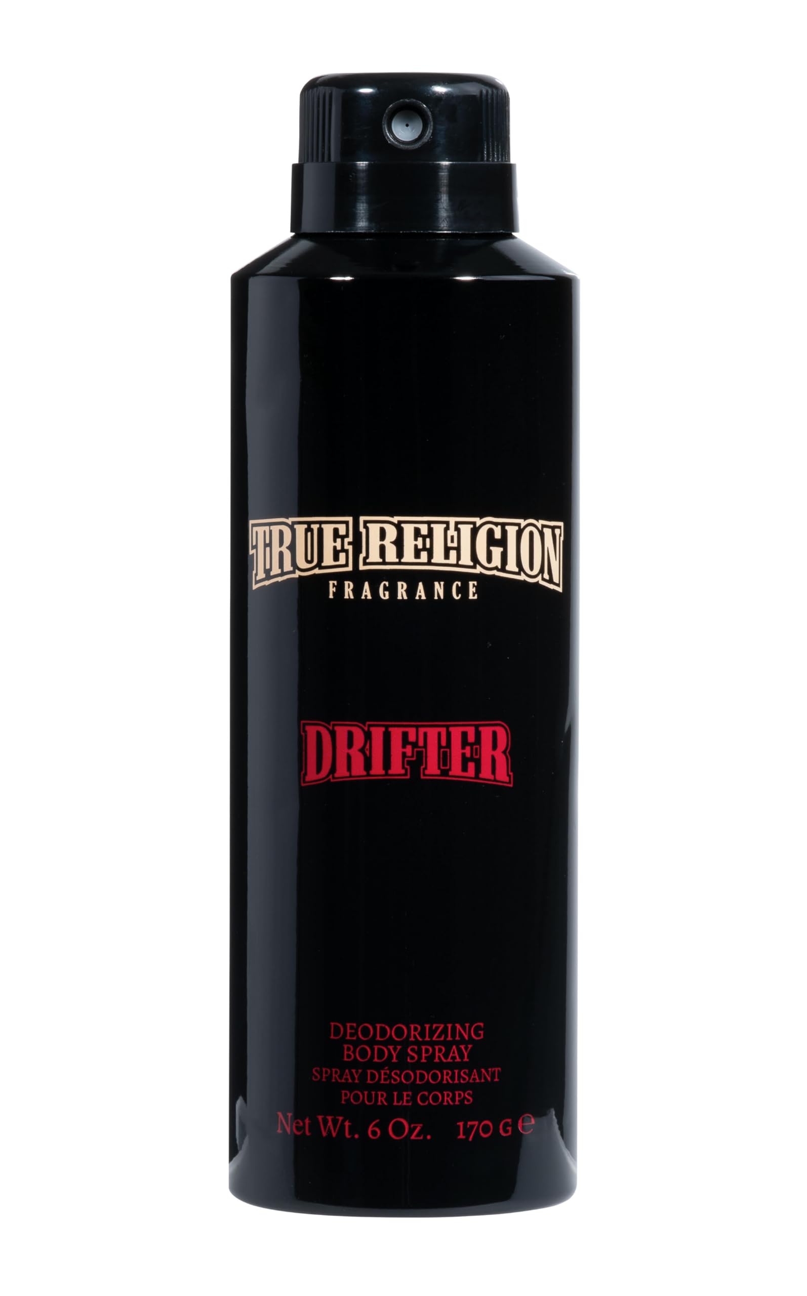True Religion Drifter Body Spray for Men – Bergamot Lavender & Patchouli, 6 fl oz