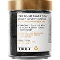 Truly 24K Gold Black Soap Luxury Butter Impurity Cleanser | Exfoliating Cleanser with Salicylic Acid & Turmeric