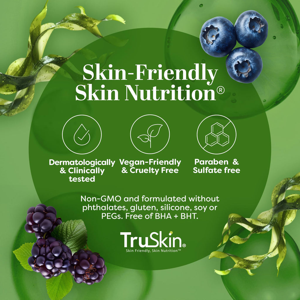 TruSkin Peptide Serum for Face – Pro-Collagen Multi-Peptide with TriPeptide-29 & Ceramides | Firmer-Looking Skin | 1 oz