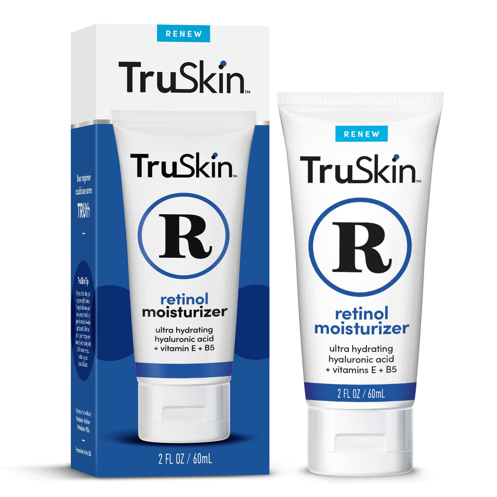 TruSkin Retinol Face Moisturizer with Hyaluronic Acid & Vitamin E – 2 oz