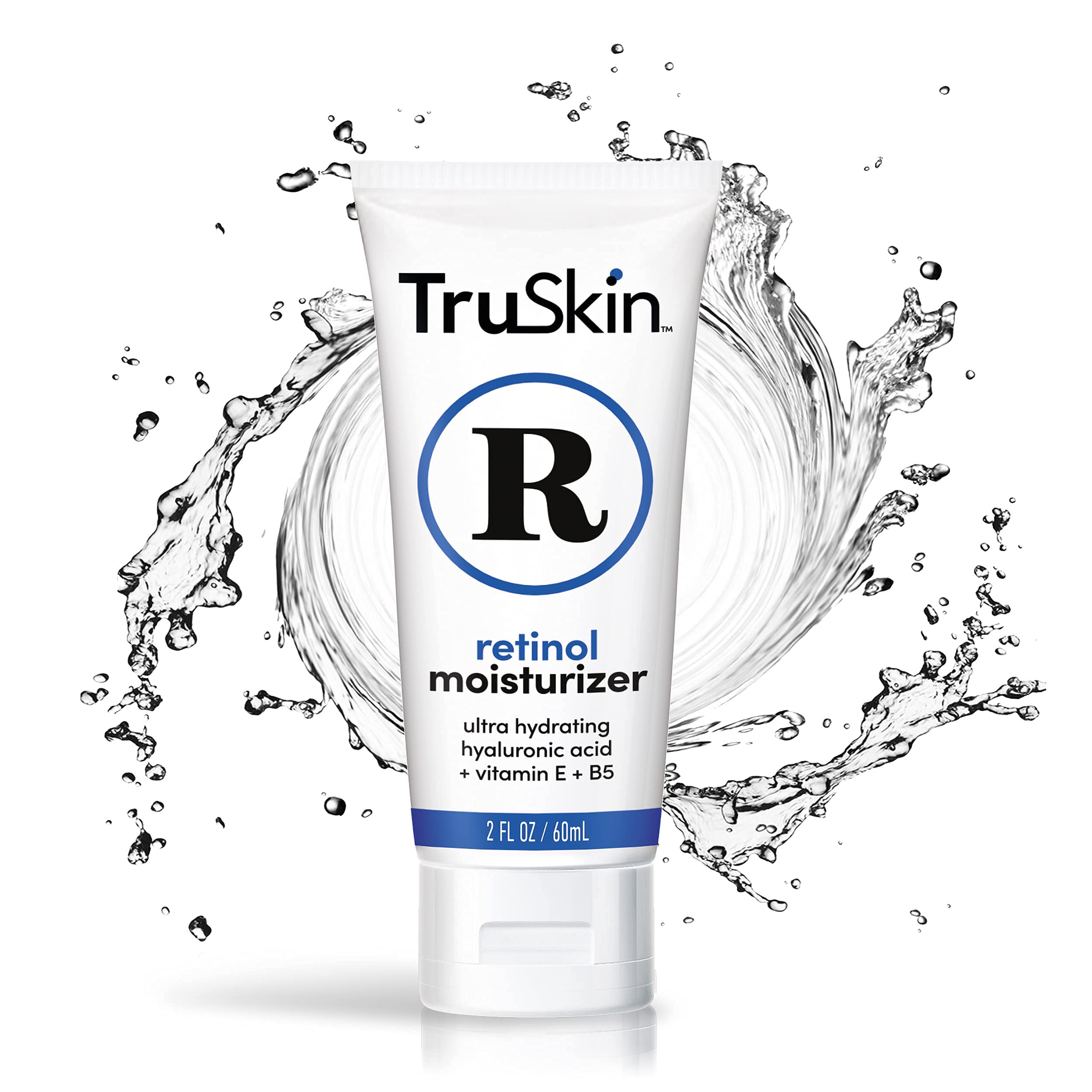 TruSkin Retinol Face Moisturizer with Hyaluronic Acid & Vitamin E – 2 oz