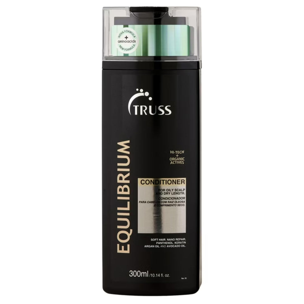 TRUSS Equilibrium Conditioner for Oily Scalp – Hydrating Keratin & Argan Oil (10.14 oz)