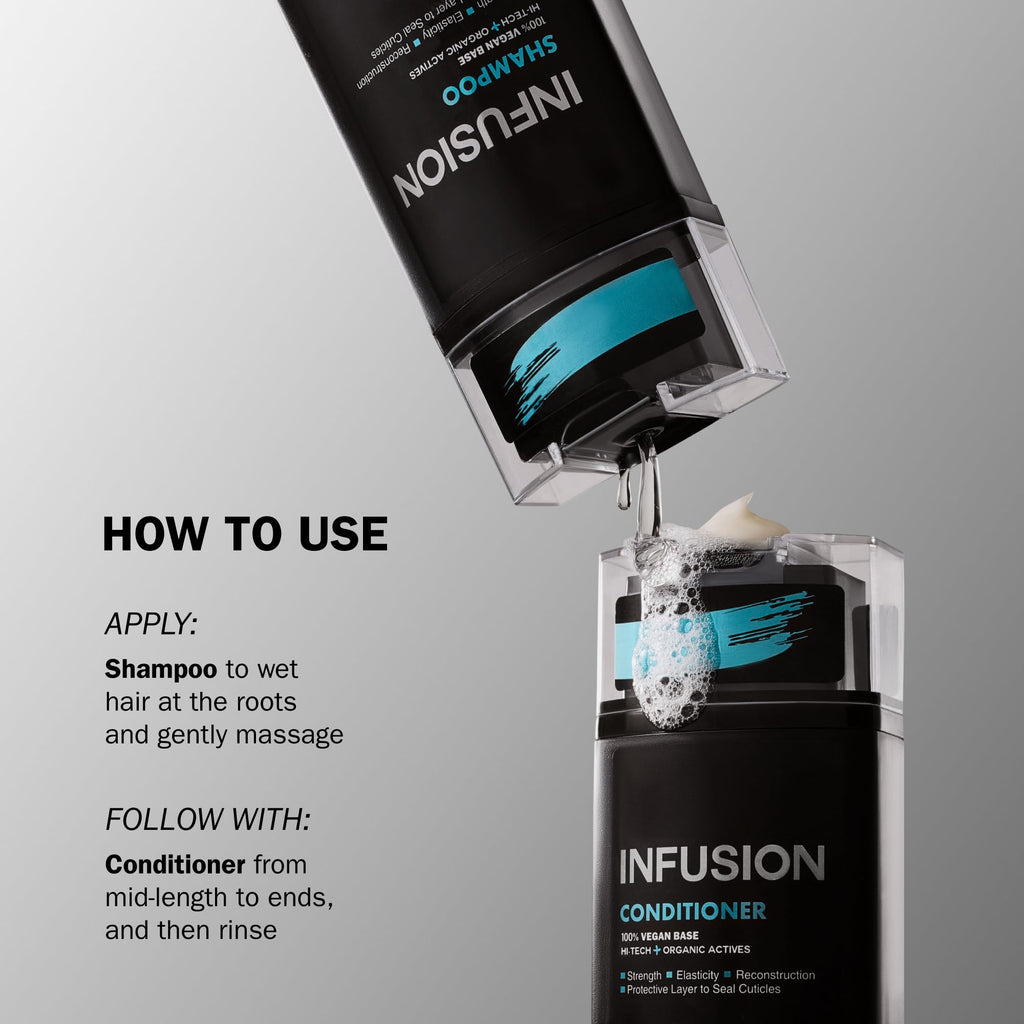 TRUSS Infusion Hair Shampoo – Hydration, Repair for Dry Hair | Vegan, Color-Safe, pH-Balanced (300 ml)