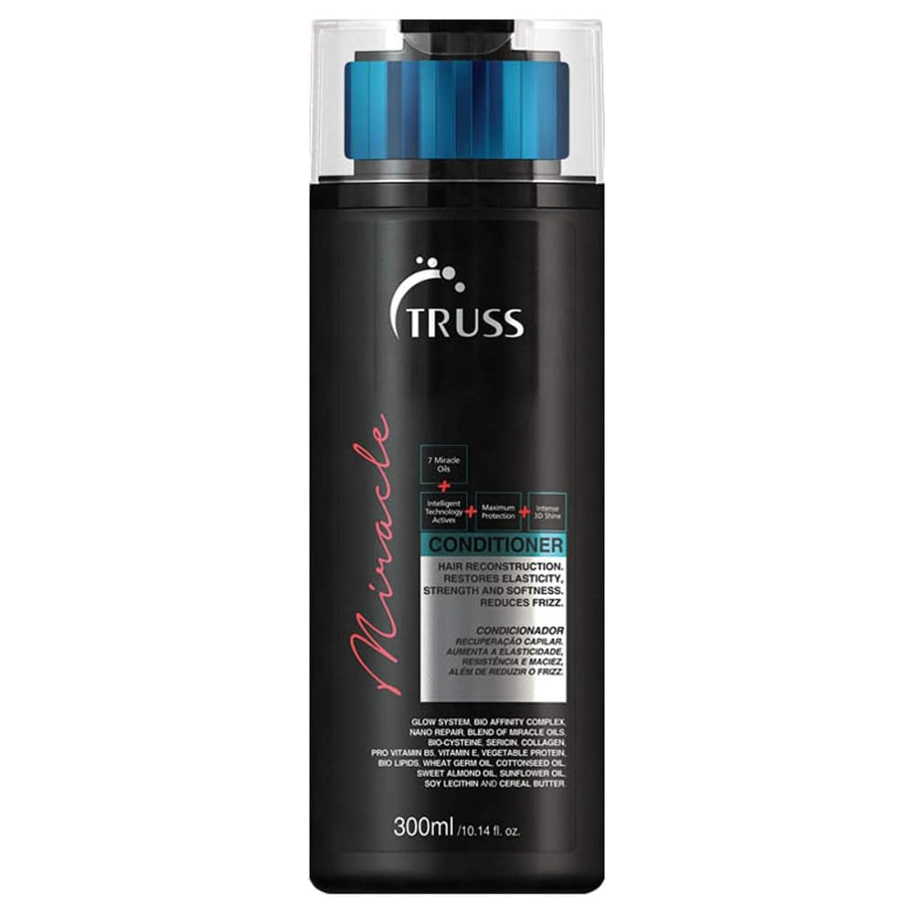 TRUSS Miracle Hair Conditioner – Anti-Frizz, Color Protection & Hydration (10.14 oz)